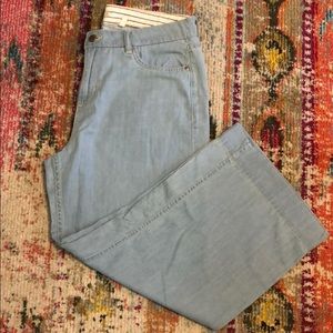 Roxy wide leg cropped jeans